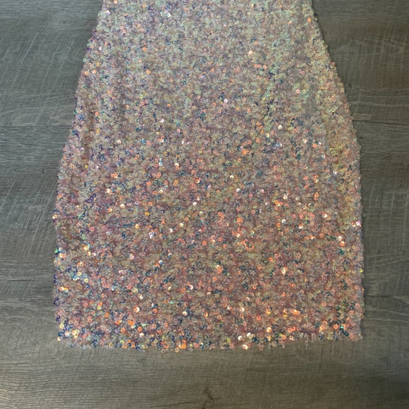 NWT New Year Sparkly sequence mini bodycon size small - Picture 6 of 6